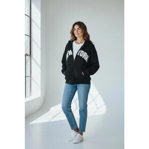 Parsa Women’s Black  New York Hoodie Size XL